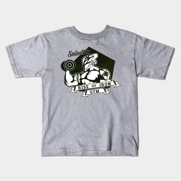 Saladin's Gym Kids T-Shirt by SkybreakerDesign